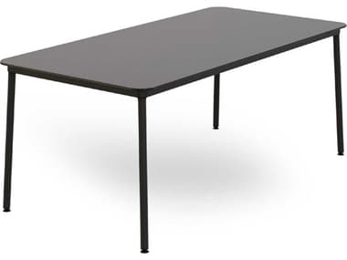Resol Hub Rectangular Dining Table 70x35 Black RS063511X