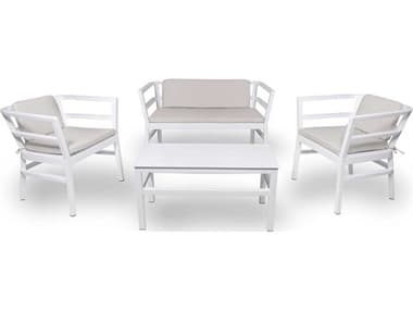 Resol Click-Clack 4 Piece Conversation Set White RS065071X