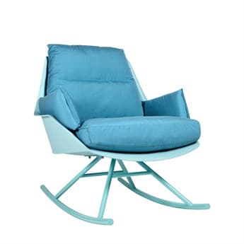Resol Anou Rocking Lounge Chair Turquoise Adriatic RS701431X