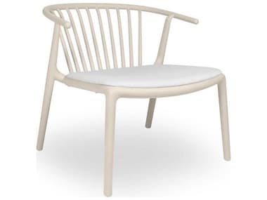 Resol Woody Upholstered Lounge Chair Ivory Linen Price Includes 2 RS869092X