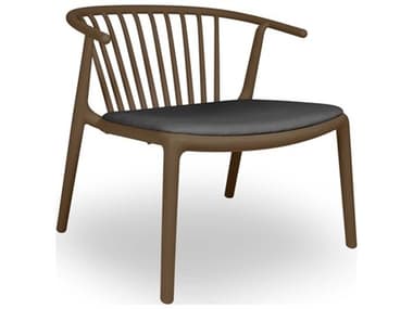 Resol Woody Upholstered Lounge Chair Chocolate Taupe Price Includes 2 RS869172X