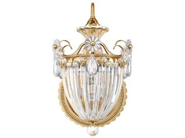 Schonbek Bagatelle 1-Light Gold Crystal Wall Sconce S51240