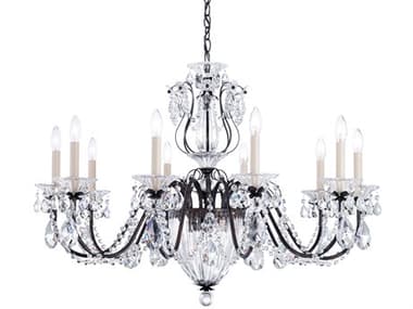 Schonbek Bagatelle 13-Light Bronze Crystal Candelabra Chandelier S51260