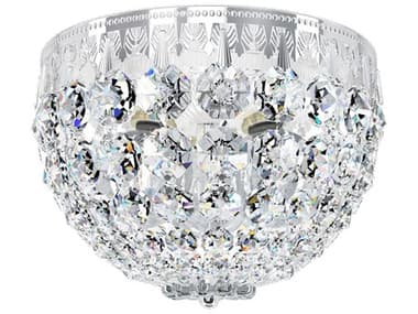 Schonbek Petit Crystal 3-light 8'' Wide Flush Mount S51558