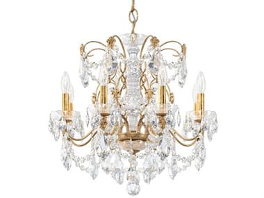 Schonbek Century 8-Light Silver Crystal Candelabra Chandelier S51707