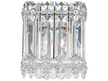 Schonbek Quantum 1-Light Stainless Steel Crystal Wall Sconce S52220