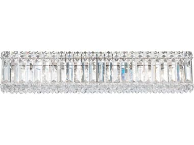 Schonbek Quantum 6-Light Stainless Steel Crystal Vanity Light S52224