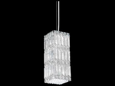 Schonbek Quantum 6-Light Stainless Steel Crystal Mini Pendant S52252