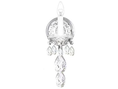 Schonbek Sterling 1-Light Silver Crystal Wall Sconce S52990