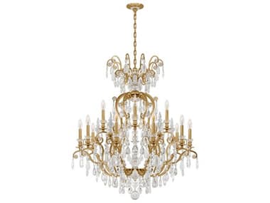 Schonbek Renaissance Rock Crystal 16-Light6-Light Pewter Candelabra Chandelier S53573