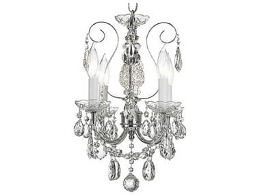 Schonbek New Orleans 4-Light Bronze Crystal Candelabra Chandelier S53648