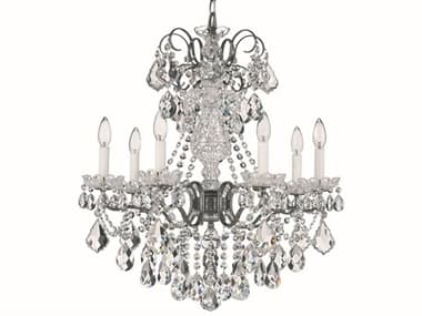 Schonbek New Orleans 7-Light Gold Crystal Candelabra Chandelier S53656