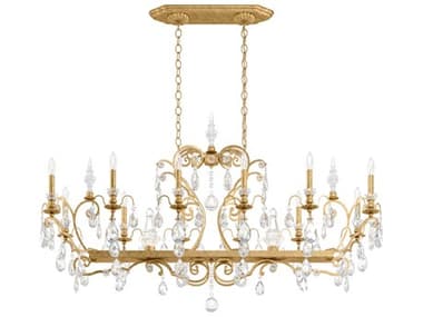 Schonbek Renaissance Candelabras 13-Light Brown Crystal Island Pendant S53796