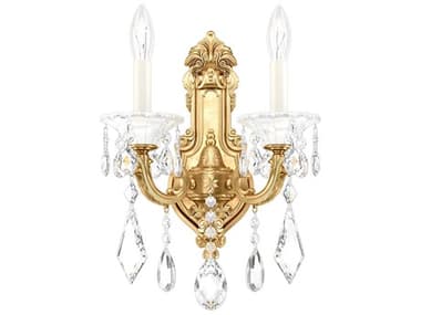 Schonbek La Scala 2-Light Silver Crystal Wall Sconce S55070