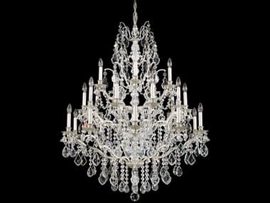 Schonbek Bordeaux 25-Light Silver Crystal Candelabra Chandelier S55775