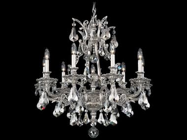 Schonbek Sophia 9-Light Silver Crystal Candelabra Chandelier S56949