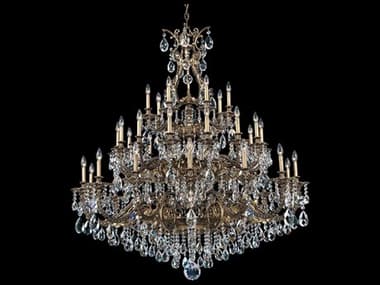 Schonbek Sophia 3-Light Copper Crystal Candelabra Chandelier S56967