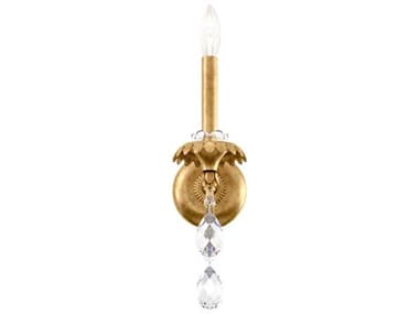 Schonbek Helenia 1-Light Heirloom Gold Crystal Wall Sconce S5AT1001N22H