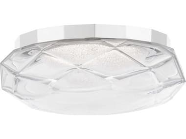 Schonbek Carat 1-Light Polished Nickel Flush Mount S5BFM12213PN