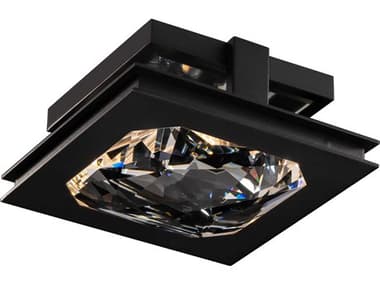 Schonbek Enchante 1-Light Black Flush Mount S5BFM75210BK