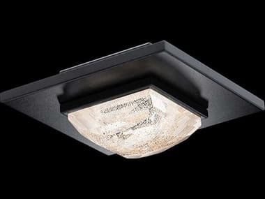 Schonbek Promenade 1-Light Black Bowl Flush Mount S5BFM98409BK