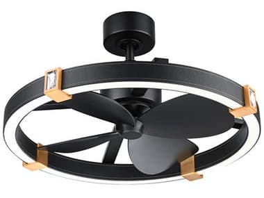 Schonbek Atomic Outdoor Ceiling Fans S5BFR45428BKAB