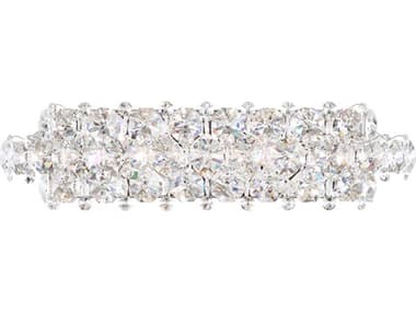 Schonbek Baronet 25" Wide 5-Light Silver Crystal Vanity Light S5BN1224