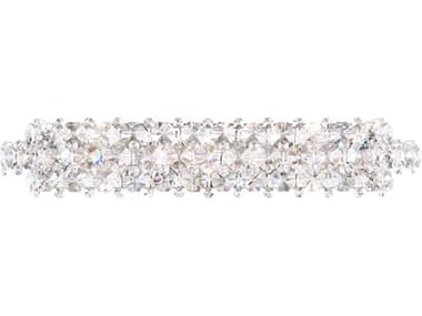 Schonbek Baronet 35" Wide 7-Light Silver Crystal Vanity Light S5BN1236