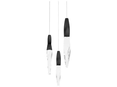 Schonbek Kindjal 3-Light Black Linear Mini Pendant S5BPD13203BK