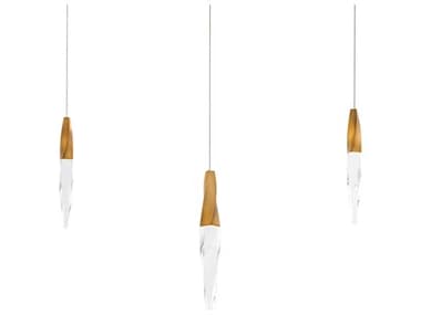 Schonbek Kindjal 3-Light Aged Brass Linear Island Pendant S5BPD13203LAB