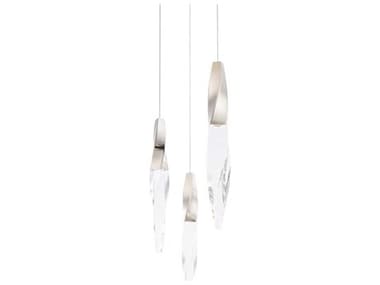 Schonbek Kindjal 3-Light Polished Nickel Linear Mini Pendant S5BPD13203PN