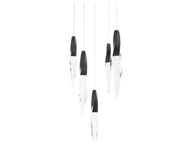 Schonbek Kindjal 5-Light Black Linear Pendant S5BPD13205BK