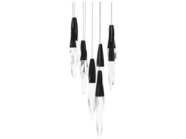 Schonbek Kindjal 9-Light Black Linear Pendant S5BPD13209BK