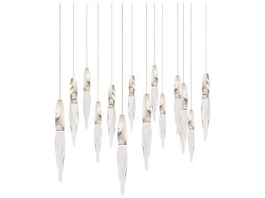 Schonbek Kindjal 14-Light Polished Nickel Linear Island Pendant S5BPD13214LPN