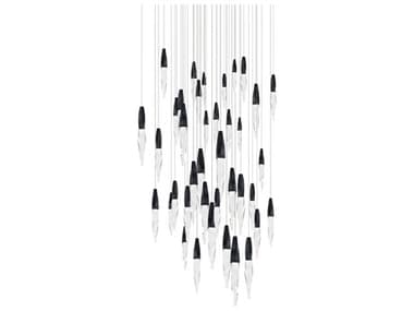 Schonbek Kindjal 41-Light Black Linear Pendant S5BPD13241SBK