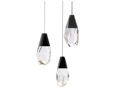 Schonbek Martini 3-Light Black Mini Pendant S5BPD20203OBK