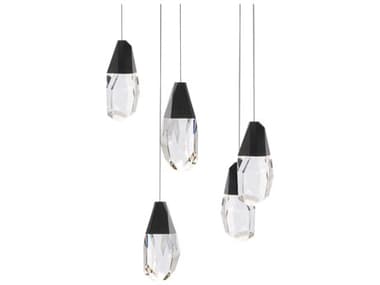 Schonbek Martini 5-Light Black Pendant S5BPD20205OBK