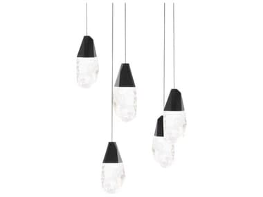 Schonbek Martini 5-Light Black Pendant S5BPD20205OHBK