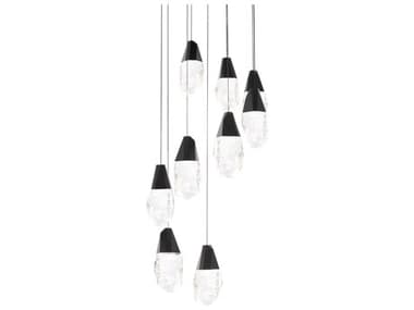 Schonbek Martini 9-Light Black Pendant S5BPD20209OHBK