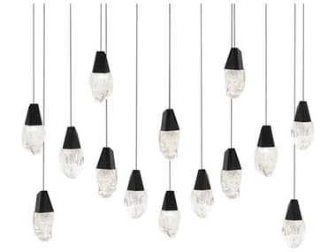 Schonbek Martini 14-Light Black Island Pendant S5BPD20214LOBK