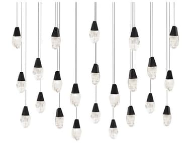 Schonbek Martini 23-Light Black Island Pendant S5BPD20223LOBK