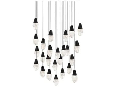 Schonbek Martini 25-Light Black Pendant S5BPD20225SOBK