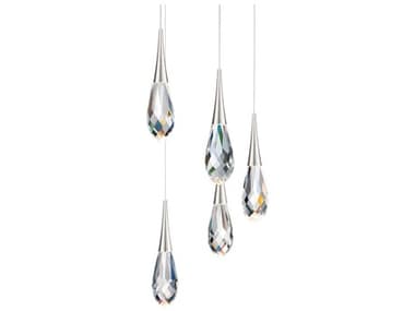 Schonbek Hibiscus 5-Light Polished Nickel Pendant S5BPD21205PN