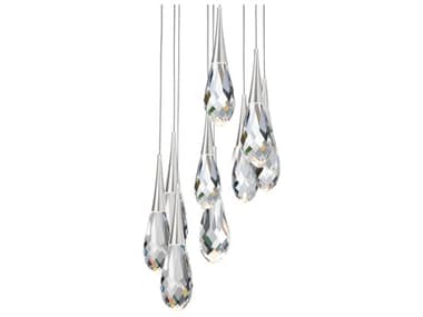 Schonbek Hibiscus 9-Light Polished Nickel Pendant S5BPD21209PN