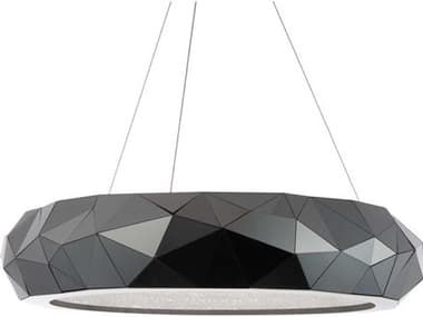 Schonbek Mosaic 1-Light Black Stainless Steel Geometric Pendant S5BPD30230BS