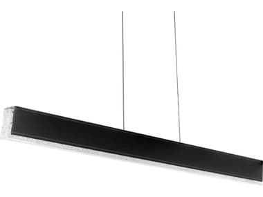 Schonbek Mystique 1-Light Black Linear Island Pendant S5BPD47242BK