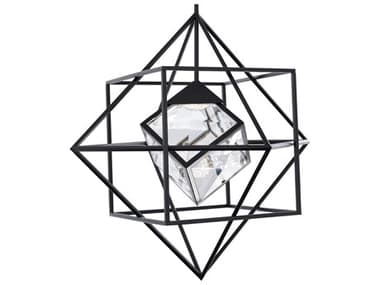 Schonbek Heracles 1-Light Black Geometric Pendant S5BPD51238BK