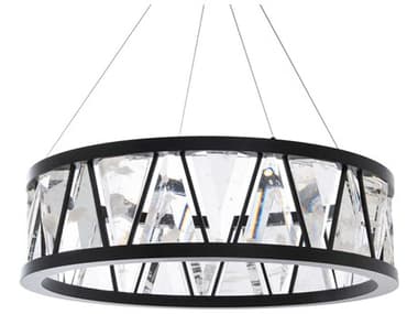 Schonbek Corinth 1-Light Black Round Pendant S5BPD74232BK