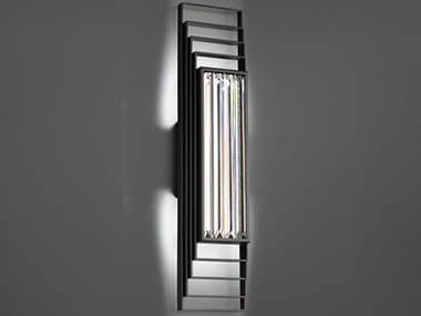 Schonbek Terrace 1-Light Black Wall Sconce S5BWS62424BK