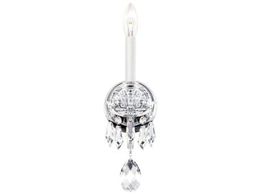 Schonbek Hamilton Nouveau 1-Light Silver Crystal Wall Sconce S5HA5801N40H